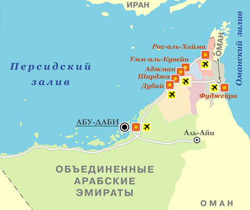 Karta_kurortov_Emiraty